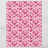 patroon van roze harten (Achterkant)