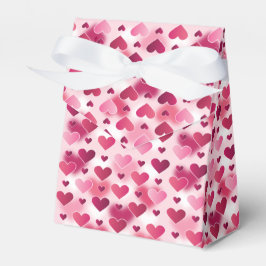 Patroon Van Roze Harten - Valentijnsdag Thema Bedankdoosjes