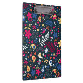 patroon van schattige vogels en bloemen klembord (Rechts)