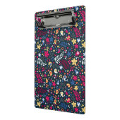 patroon van schattige vogels en bloemen mini klembord (Angled2)