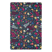 patroon van schattige vogels en bloemen mini klembord (Achterkant)