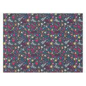 patroon van schattige vogels en bloemen tafelkleed (Voorkant (Horizontaal))