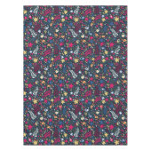 patroon van schattige vogels en bloemen tafelkleed (Voorkant)