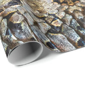 patroon van slangenhuid.  dierlijke afdruk cadeaupapier (Rol Hoek)