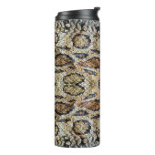 patroon van slangenhuid.  dierlijke afdruk thermosbeker (Gedraaid links)