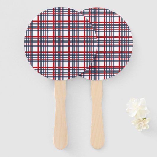 patroon van spelden handwaaier (Voorkant en achterkant)