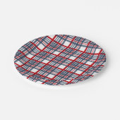 patroon van spelden papieren bordje (Gekanteld)