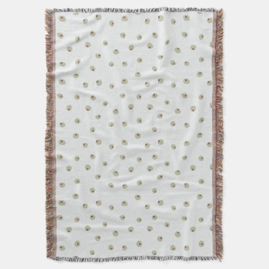 Patroon van stippen van pastelbes deken (Voorkant Verticaal)