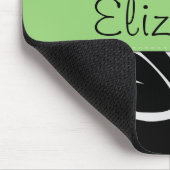 patroon van strips, patroon van cirkels, Jouw naam Muismat (Hoek)