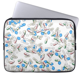 Patroon van strooipillen laptop sleeve