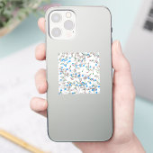 Patroon van strooipillen sticker (Telefoon)