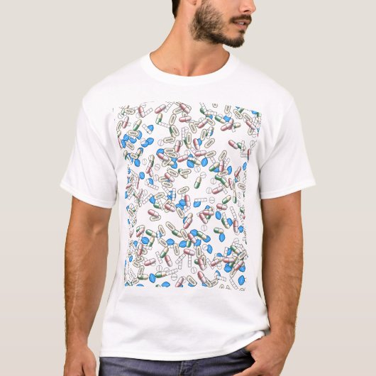 Patroon van strooipillen t-shirt (Voorkant)