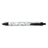 Patroon van strooipillen zwarte inkt pen (Achterkant)
