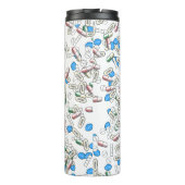 Patroon van strooipilletjes thermosbeker (Achterkant)