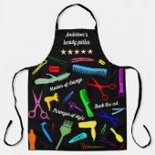 Patroon van Stylist's Tools Grappig Schort (Voorkant)