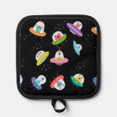 PATROON VAN UFO-SCHEPEN PANNENLAP (Voorkant)