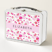 Patroon van uilen, schattige uilen, roze uilen, Jo (Voorkant)