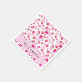 Patroon van uilen, schattige uilen, roze uilen, Jo Servet (Hoek)