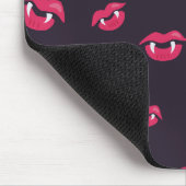 Patroon van vampierlips en -hoeken muismat (Hoek)