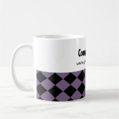 Patroon van vette diamant koffiemok (Links)
