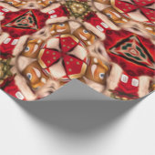 patroon van voedingskraakbloemen cadeaupapier (Hoek)