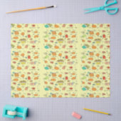 patroon van voedsel en drink tissuepapier (Craft)