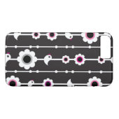 patroon van vogel en bloemen Case-Mate iPhone case (Achterkant (Horizontaal))