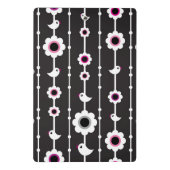 patroon van vogel en bloemen mini klembord (Achterkant)