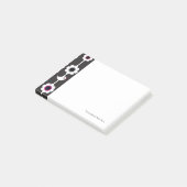 patroon van vogel en bloemen post-it® notes (Schuin)