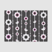 patroon van vogel en bloemen tissuepapier (Voorkant)