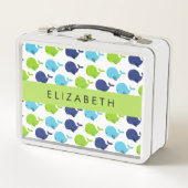 Patroon van walvissen, schattige walvissen, Jouw n (Voorkant)