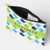 Patroon van walvissen, schattige walvissen, Jouw n Etui (Open)