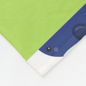 Patroon van walvissen, schattige walvissen, Jouw n Fleece Deken (Hoek)