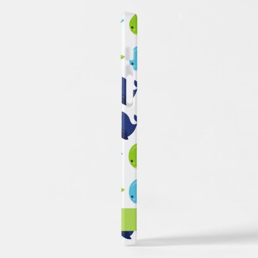 Patroon van walvissen, schattige walvissen, Jouw n iPhone Hoesje (Linkerkant)