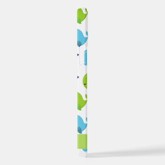 Patroon van walvissen, schattige walvissen, Jouw n iPhone Hoesje (Rechterkant)