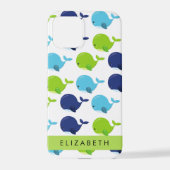 Patroon van walvissen, schattige walvissen, Jouw n iPhone Hoesje (Achterkant)