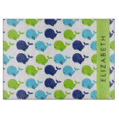 Patroon van walvissen, schattige walvissen, Jouw n Snijplank (Voorkant)