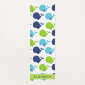 Patroon van walvissen, schattige walvissen, Jouw n Yogamat (Voorkant)