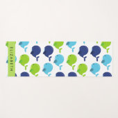 Patroon van walvissen, schattige walvissen, Jouw n Yogamat (Voorkant (horizontaal))