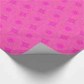 patroon van warmroze cirkels cadeaupapier (Hoek)