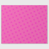 patroon van warmroze cirkels cadeaupapier (Vlak)