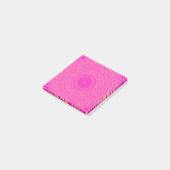 patroon van warmroze cirkels post-it® notes (Schuin)