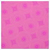 patroon van warmroze cirkels stof (Swatch)