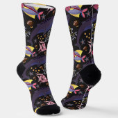 Patroon van waterdieren | oceaan onderwaterleven 2 sokken (Gebogen)