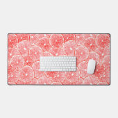 patroon van waterverf-grapefruitmoes bureaumat (Keyboard & Muis)