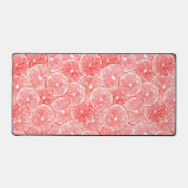 patroon van waterverf-grapefruitmoes bureaumat (Voorkant)