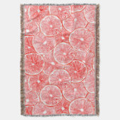 patroon van waterverf-grapefruitmoes deken (Voorkant Verticaal)