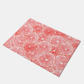 patroon van waterverf-grapefruitmoes deurmat (Schuin)