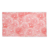 patroon van waterverf-grapefruitmoes kussensloop (Achterkant-Links)