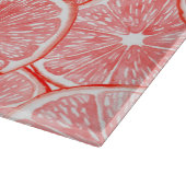 patroon van waterverf-grapefruitmoes snijplank (Hoek)